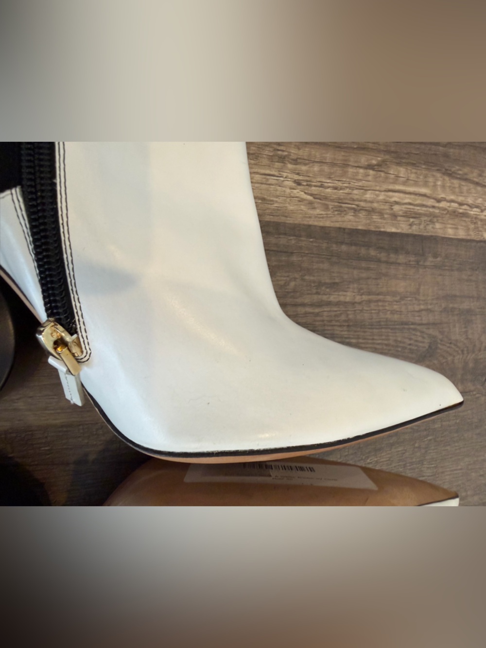 TORI SOUDAN Julee Ankle Boot Black White size women’s 40 / 9 designer - Picture 10 of 14